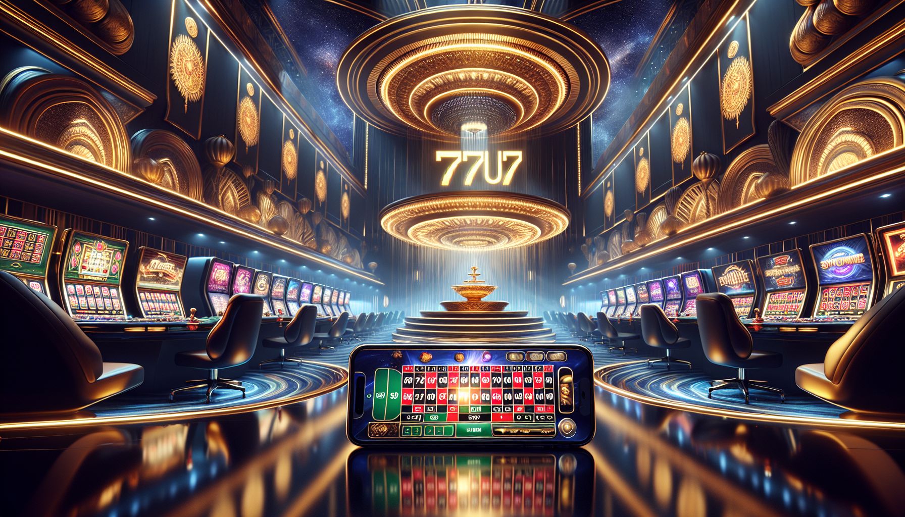 Bangladesh casino player using a smartphone to access live games and slots on 7U7